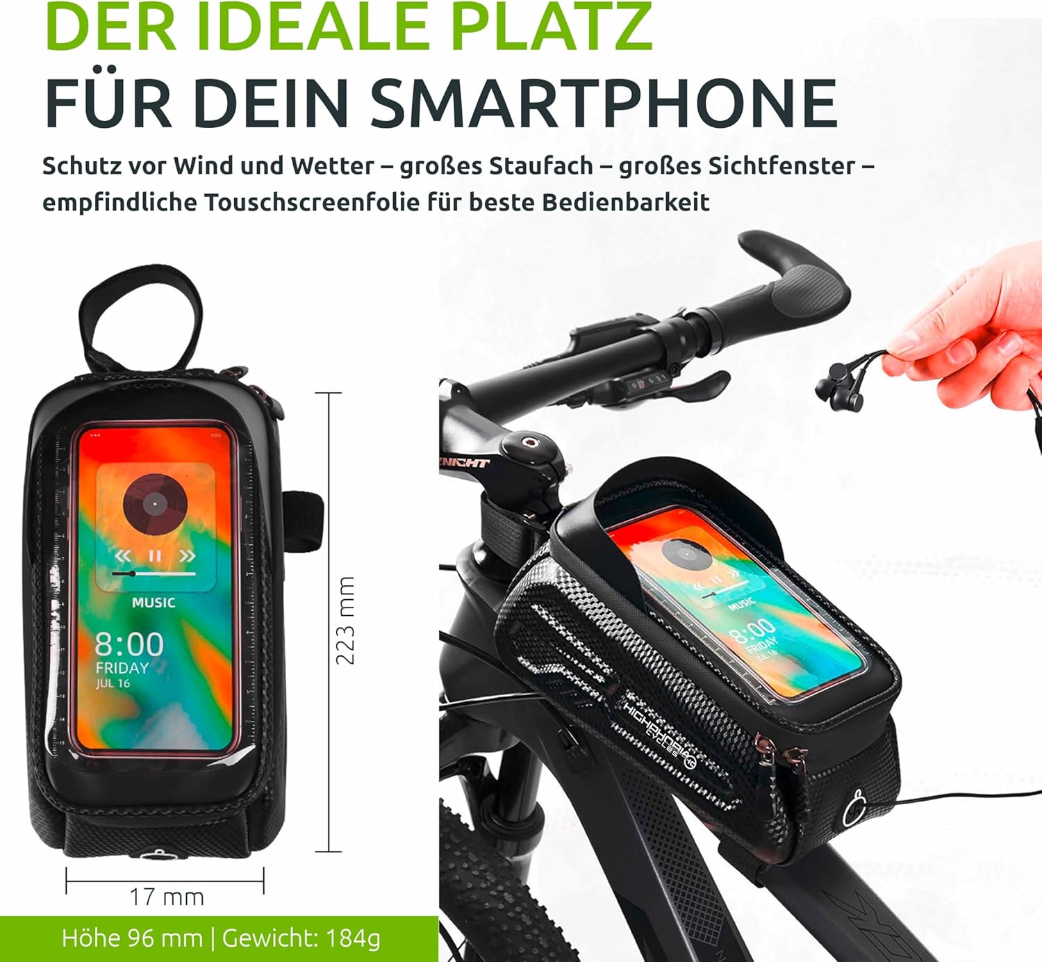 Fahrrad-Rahmentasche
