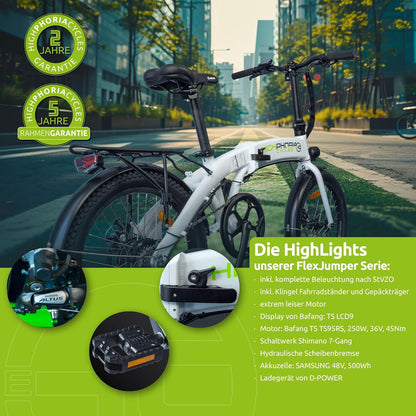klapprad mit beleuchtung FlexJumper